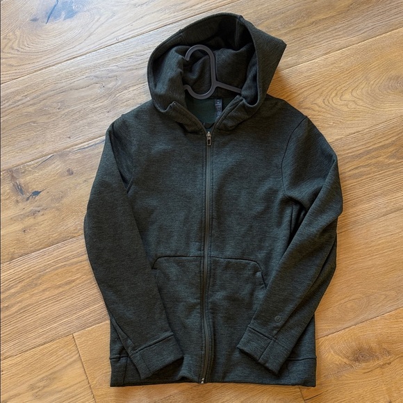 Lululemon Dark Olive Welterweight Zip-Up Hoodie - Picture 1 of 6